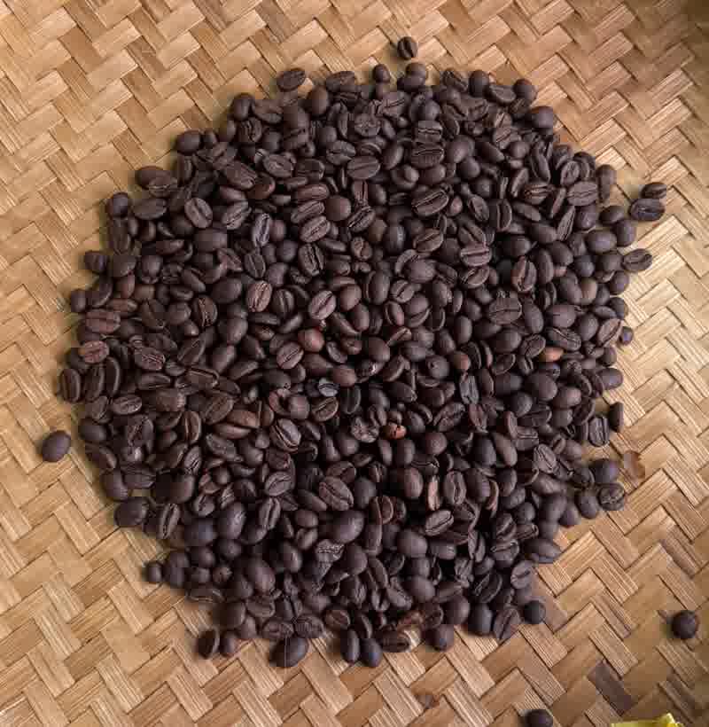Biji kopi Arabica hasil roast